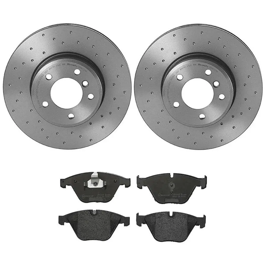Brembo Ktx4103 Rear Brake Pad & Rotor Kit – Matched Pair For Balanced Braking 1