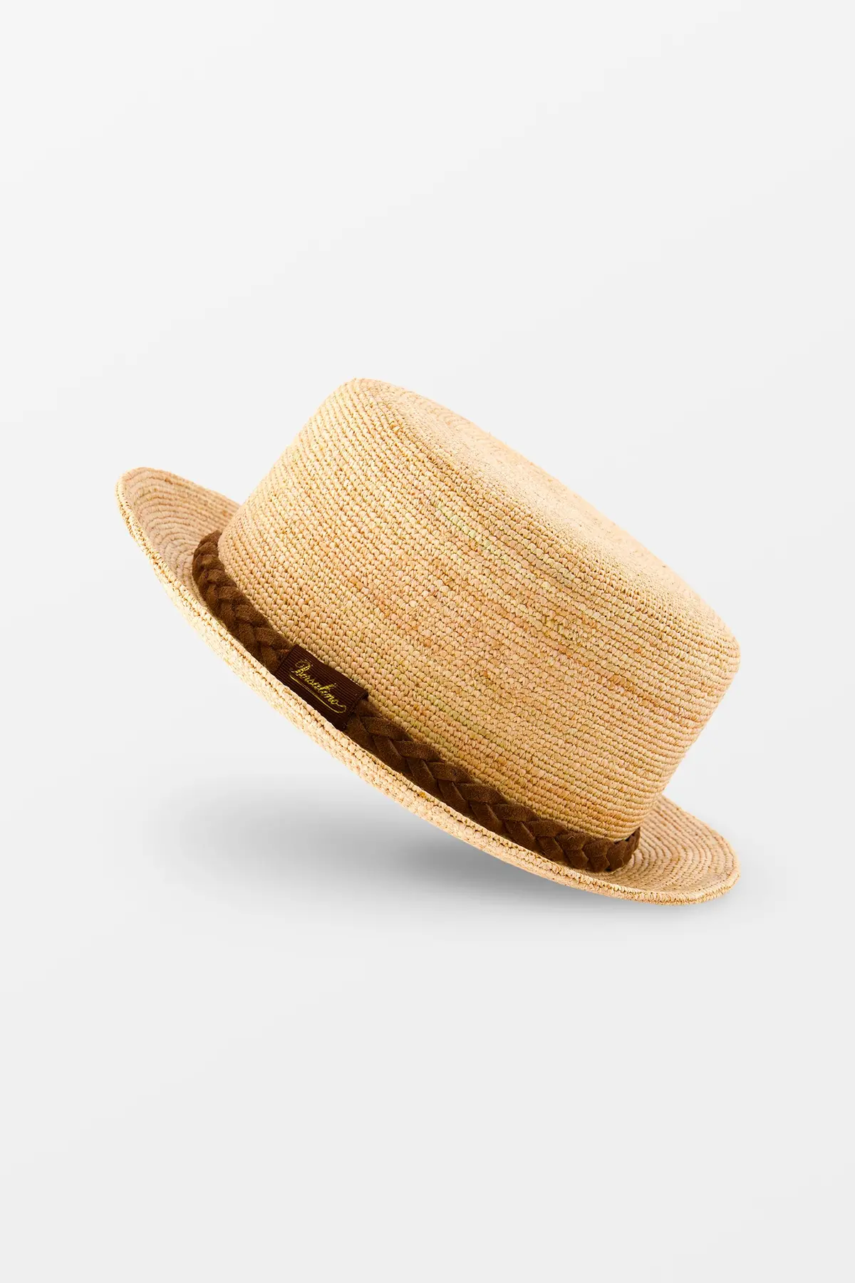 Borsalino Beige Bucket Crochet Rafia 1