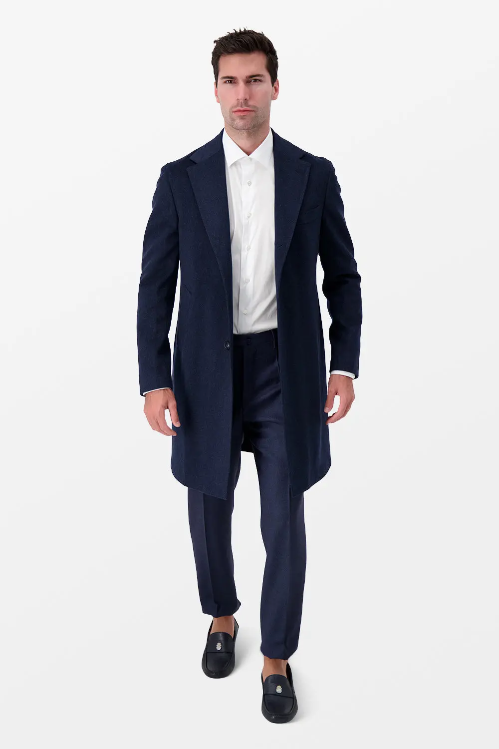 Barba Napoli Navy Brio Coat 1