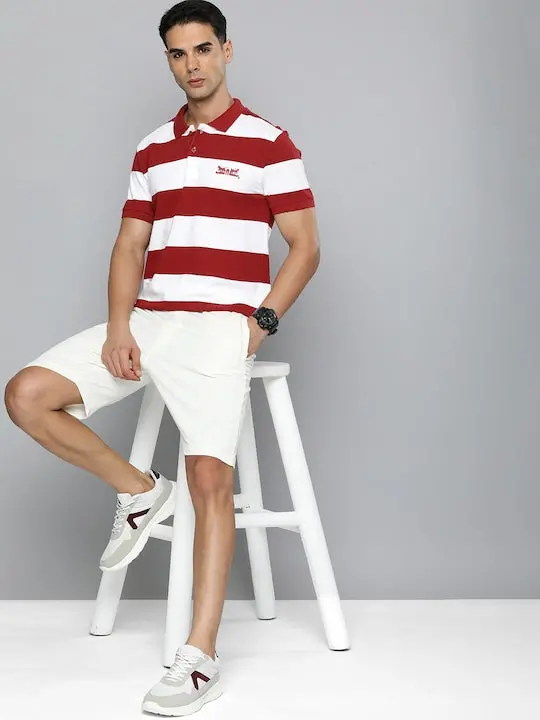 Men's Striped Polo T-Shirt 3