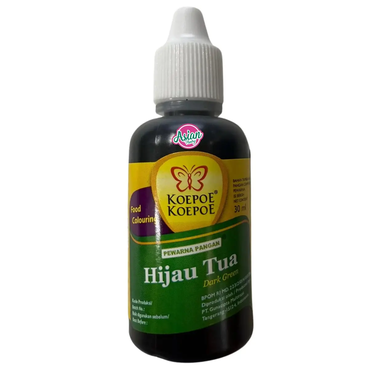 Koepoe Koepoe Food Colouring - Dark Green/Hijao Tua 30Ml 1