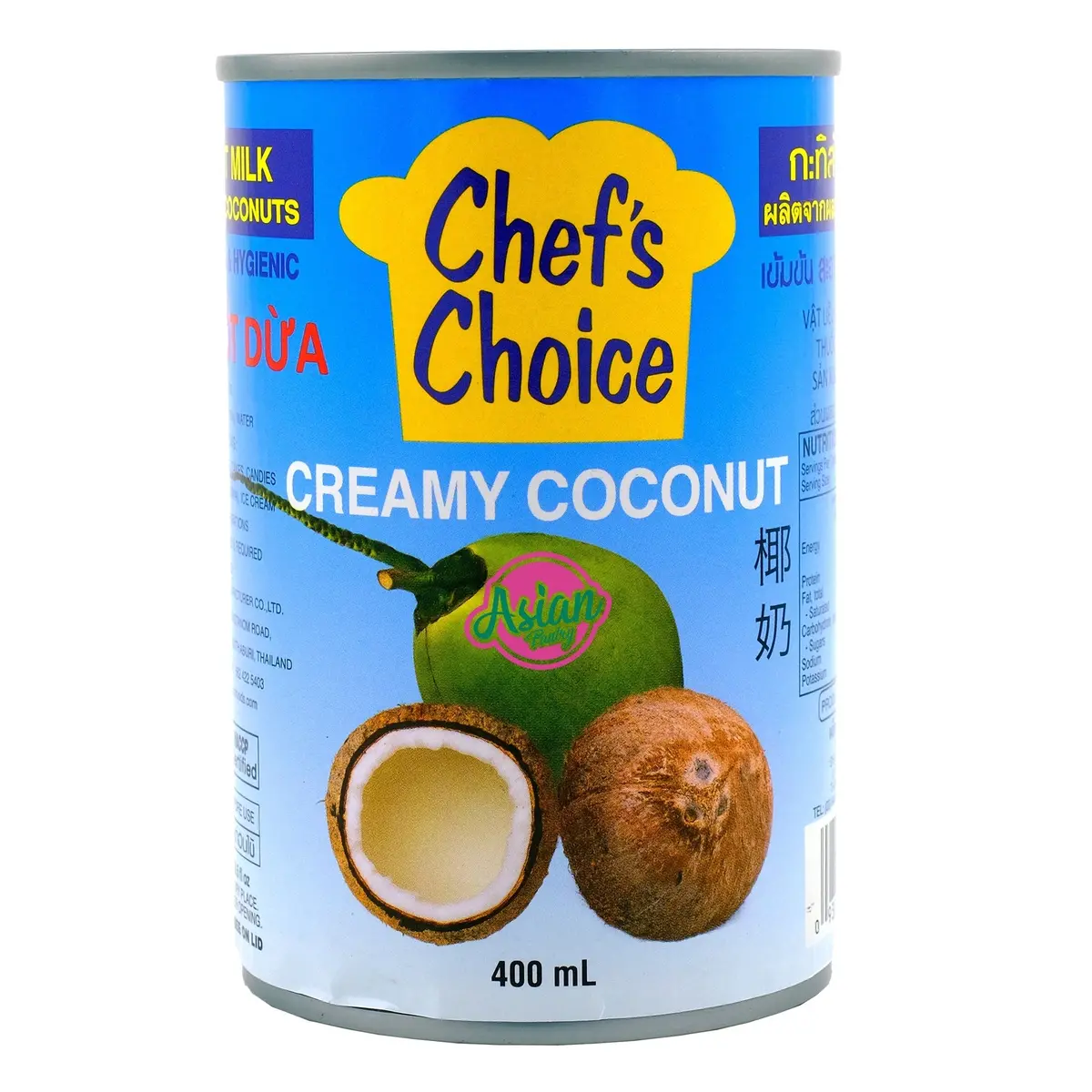 Chef's Choice Creamy Coconut 400Ml 1
