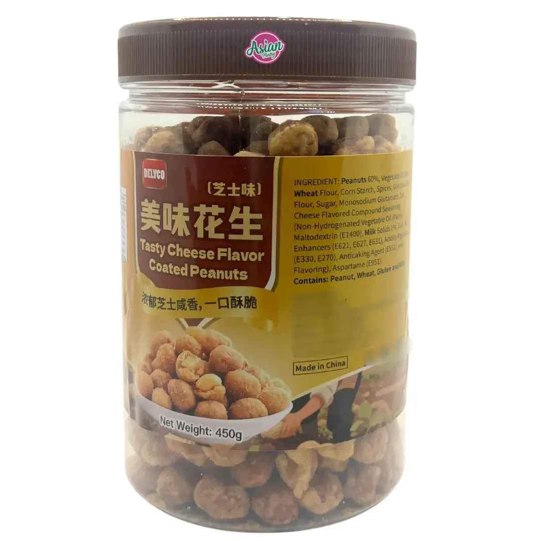Delyco Tasty Cheese Flavour Coated Peanut 450G 1