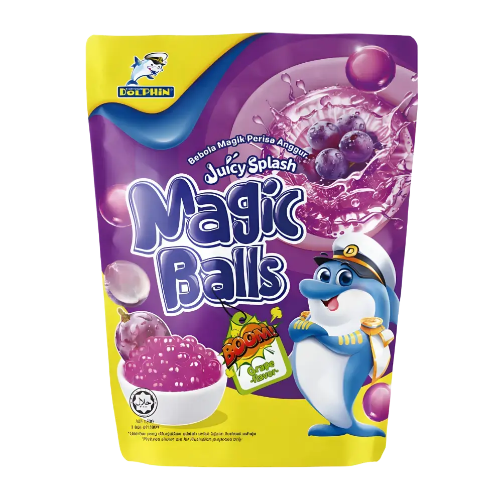 Dolphin Magic Balls Boba Grape Flavour 600G 1