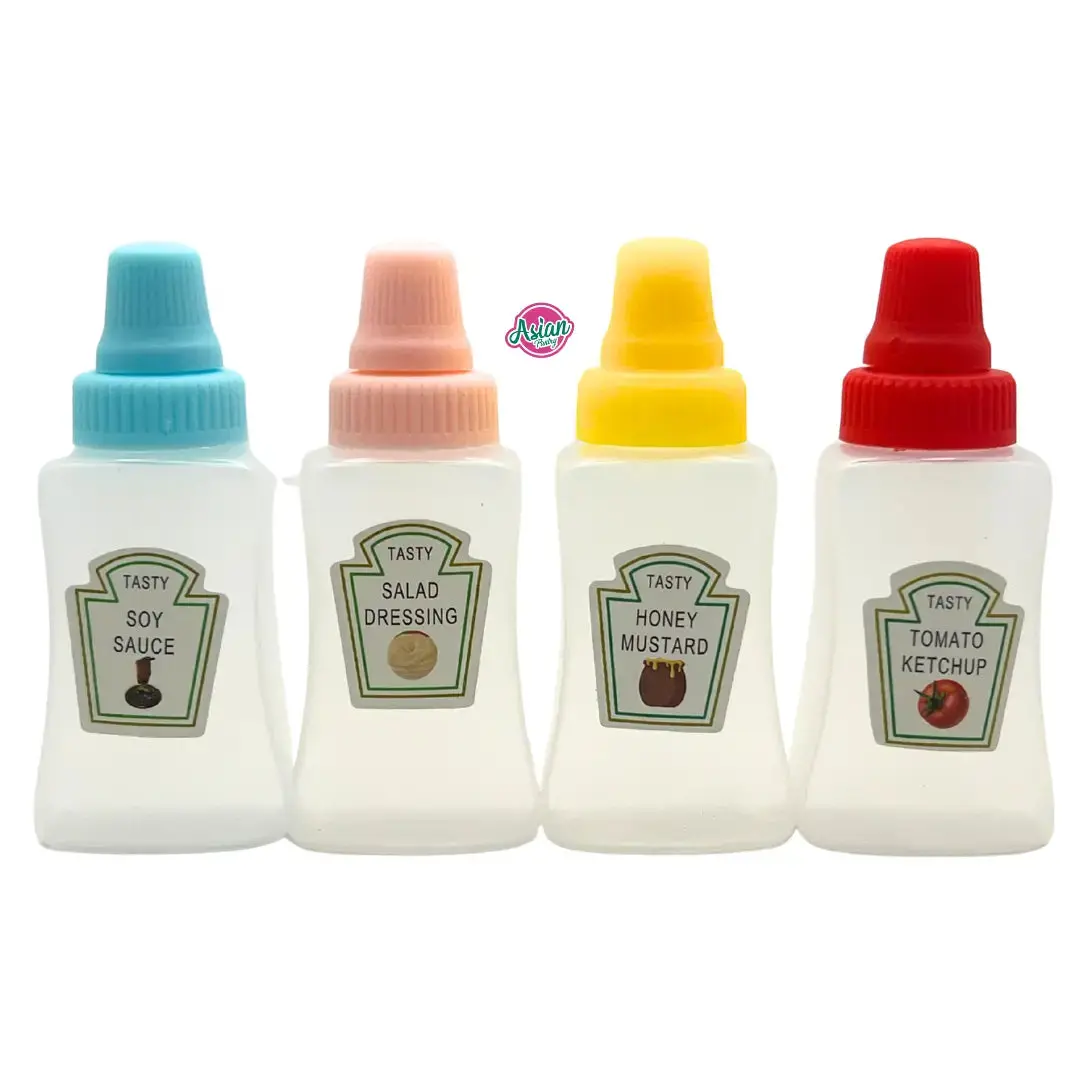 Asian Pantry Mini Sauce Bottles 4Pcs 1