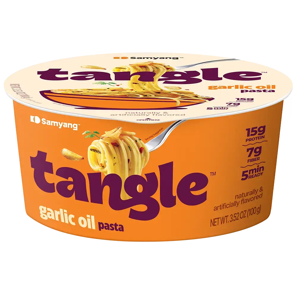 Samyang Tangle Garlic Oil Protein Pasta Big Bowl 105G 1