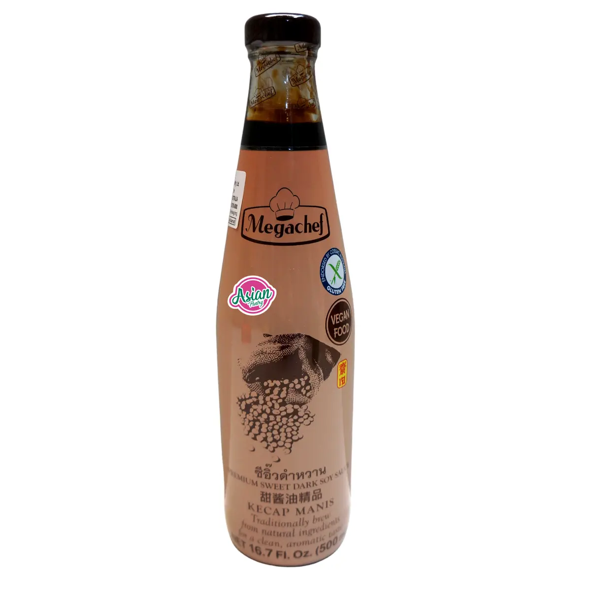 Megachef Vegan Sweet Soy Sauce (Kecap Manis) 500Ml 1