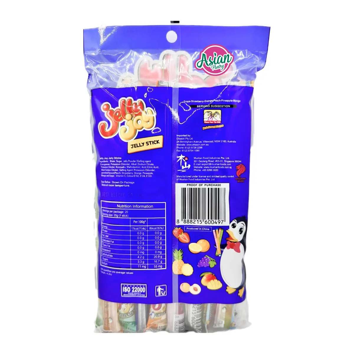 Jelly Joy Jelly Sticks 400G (Bbd: 20 Jan 2026) 2