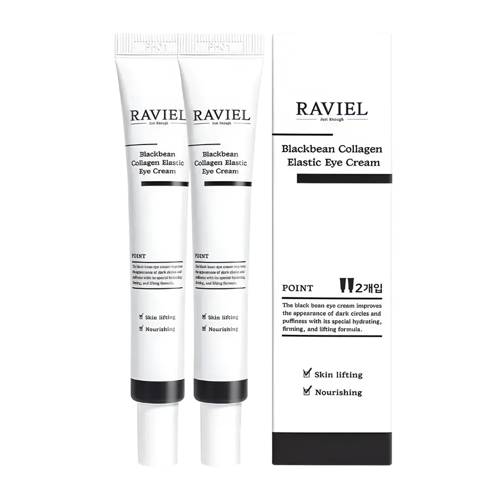 Raviel Blackbean Collagen Elastic Eye Cream (A Set Of 2 Pairs) 1