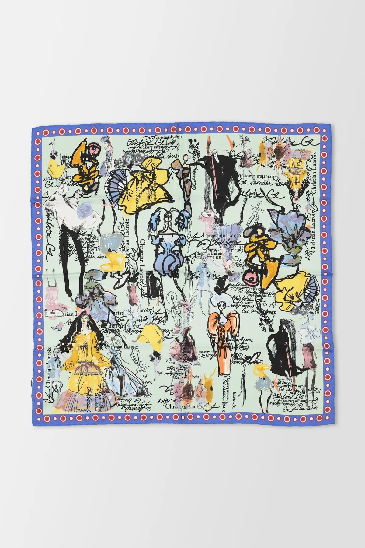 Christian Lacroix Multicolor Croquis 3 1