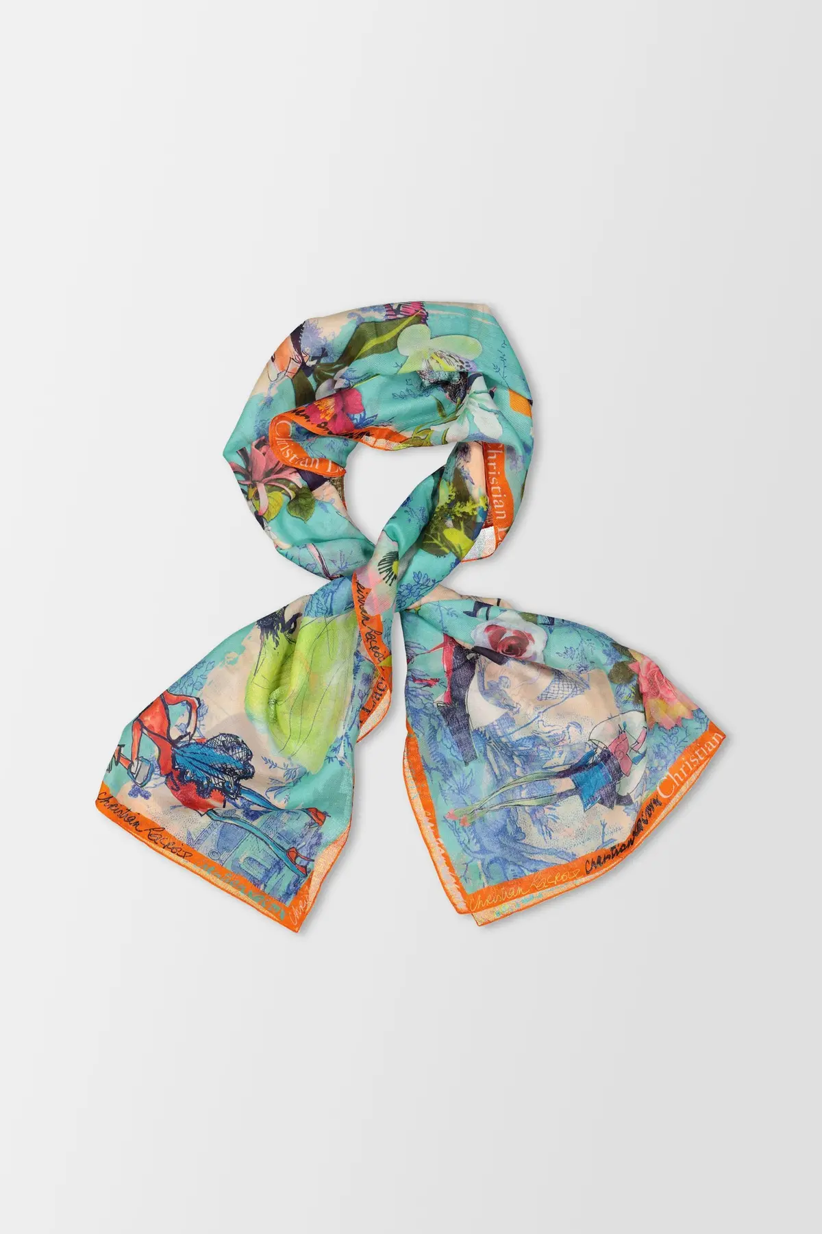 Christian Lacroix Blue Les Filles En Fleur-1 1