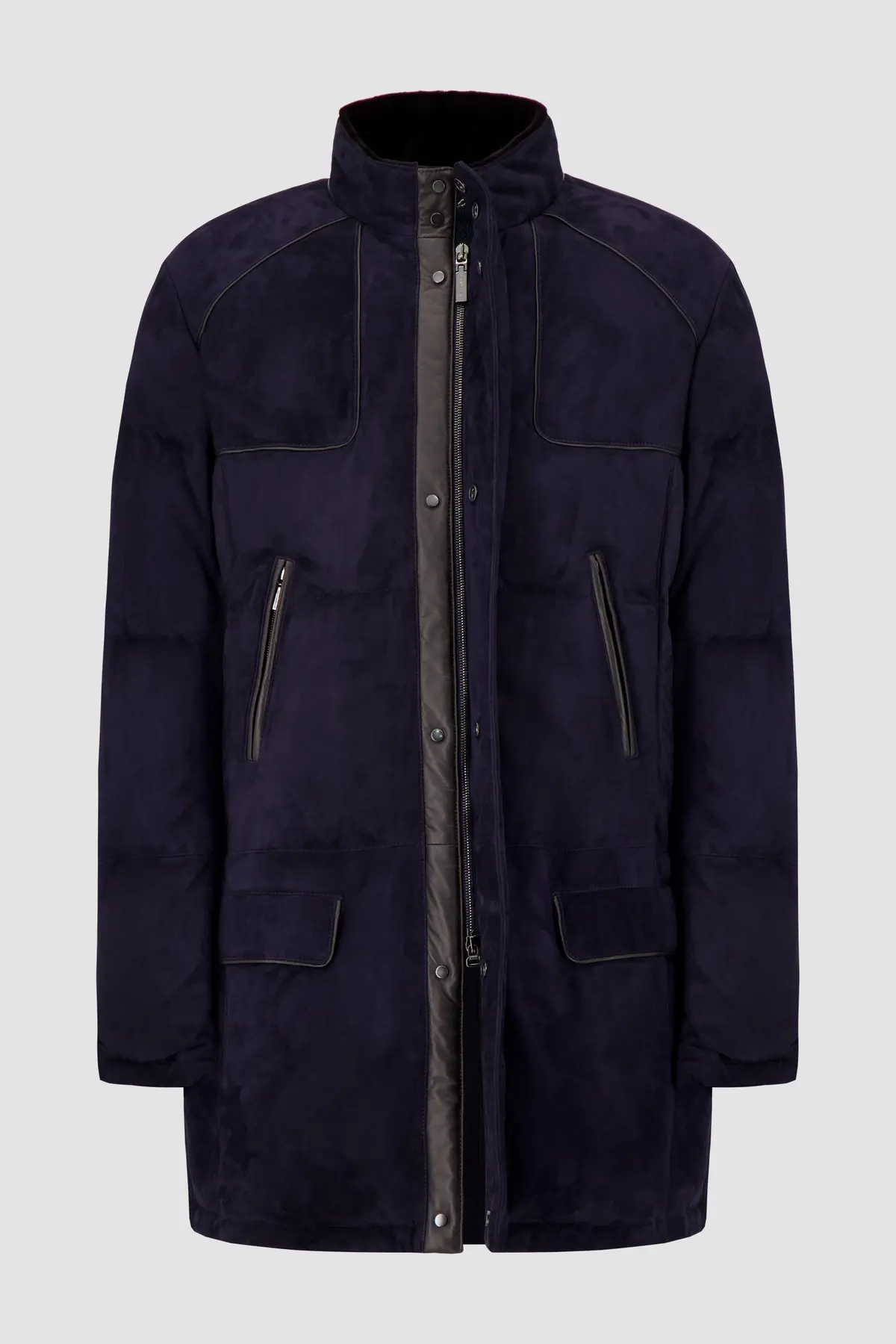 Hettabretz Blue Quilted Goose Down Jacket 2