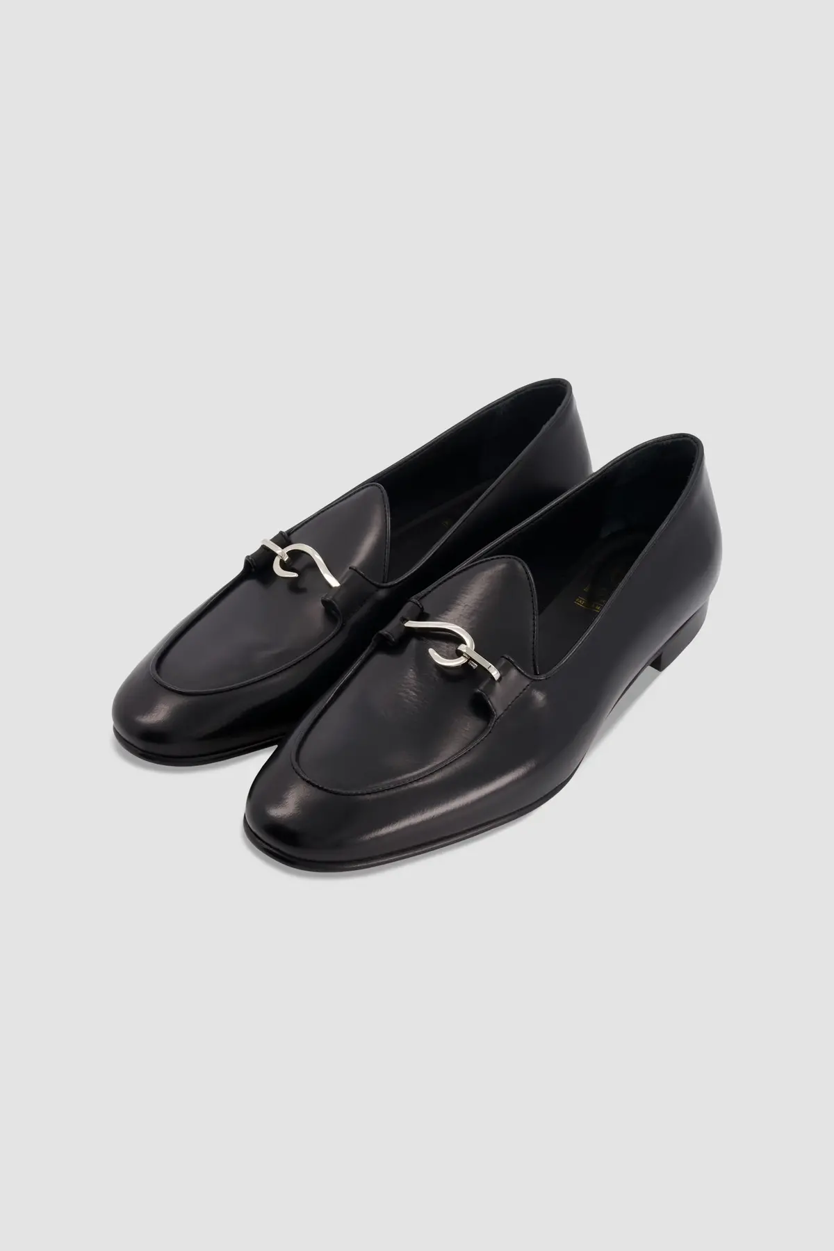 Edhen Milano Comporta Black Leather Loafers 1