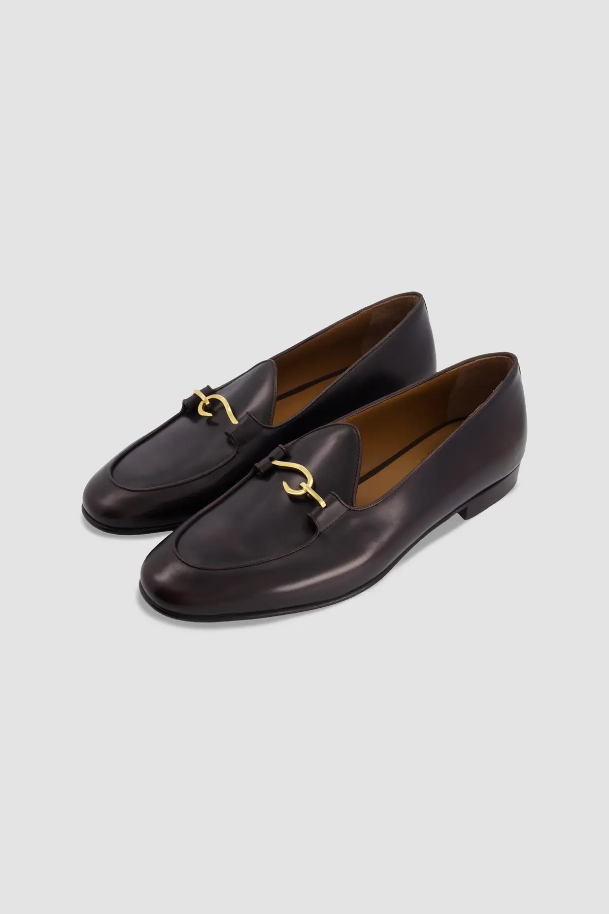 Edhen Milano Comporta Lock Brown Leather Loafers 1