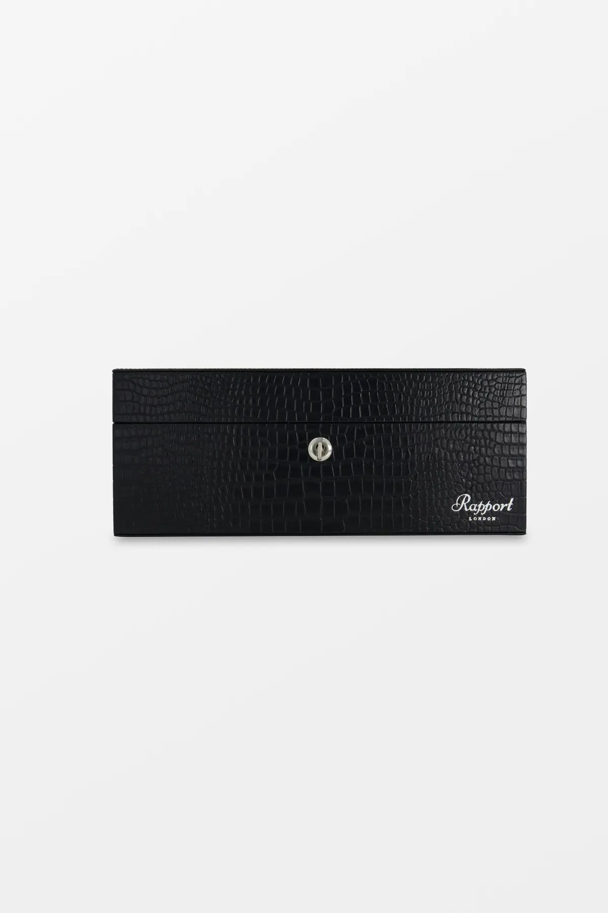 Rapport Black Croco Brompton Humidor 1