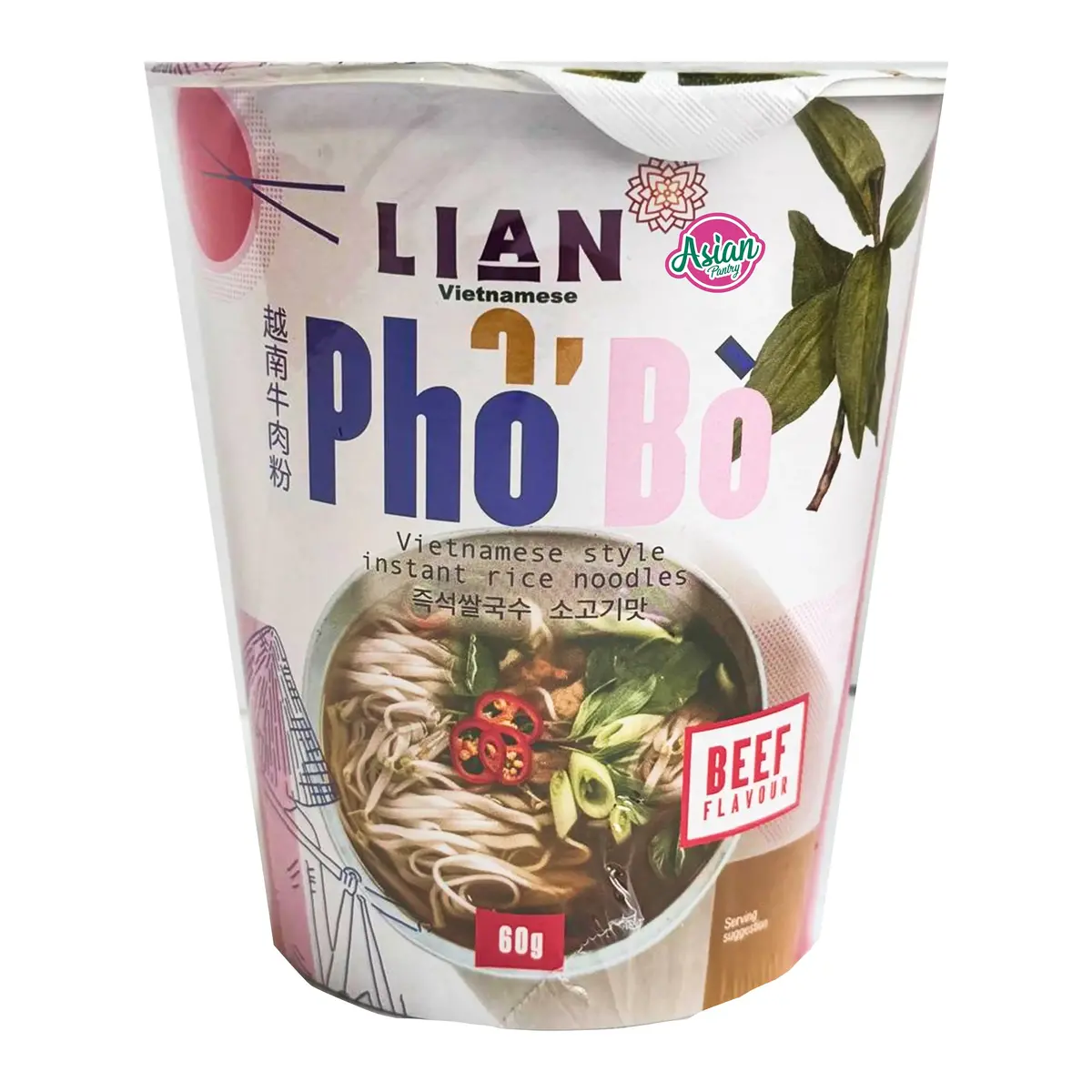 Lian Pho Beef Cup 60G 1
