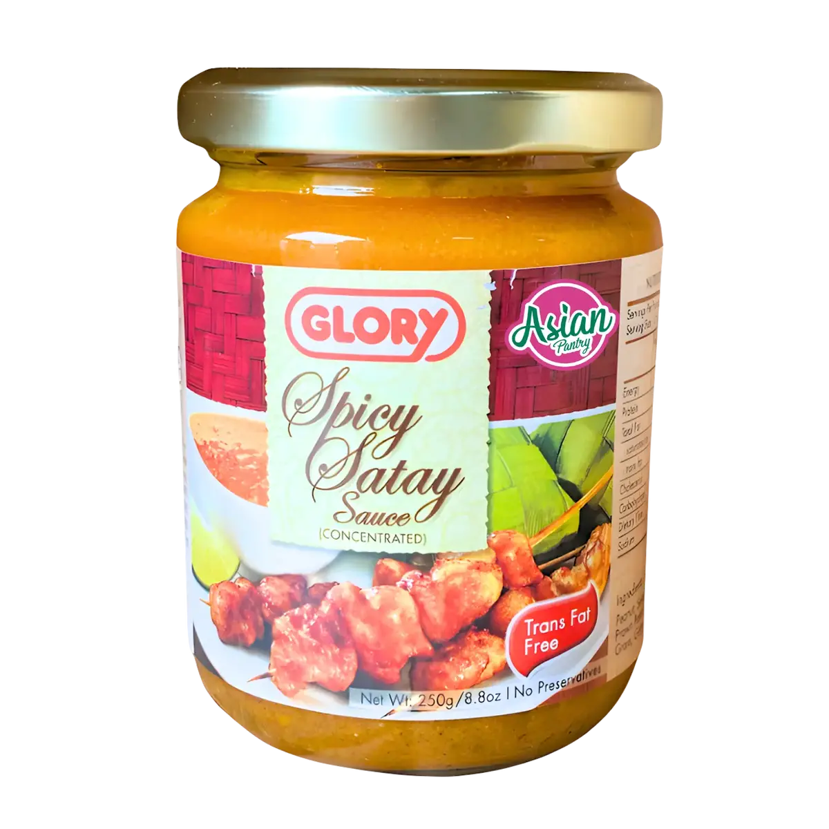 Glory Spicy Satay Sauce Concentrated 250G 1