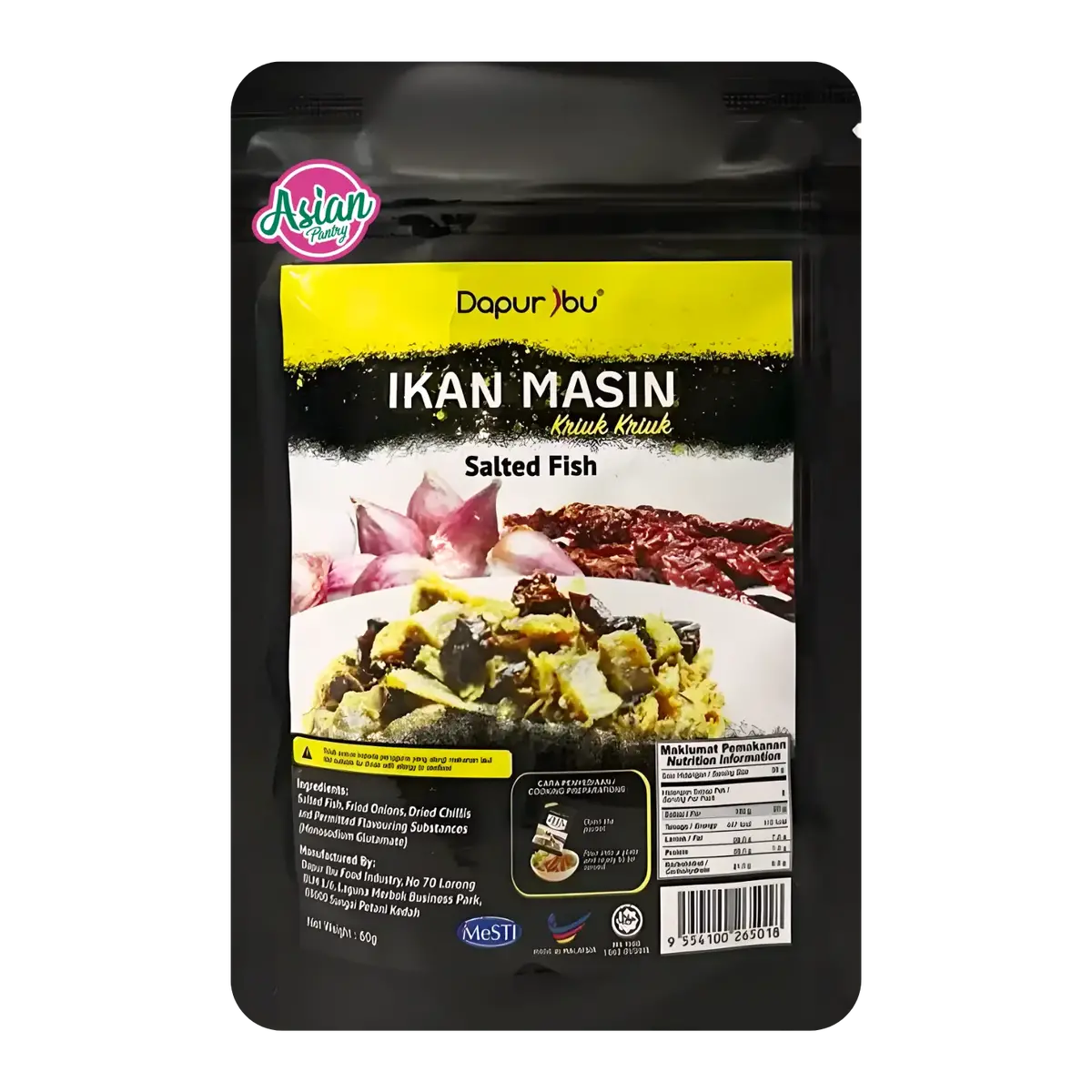 Dapur Ibu Ikan Masin Salted Fish 50G 1