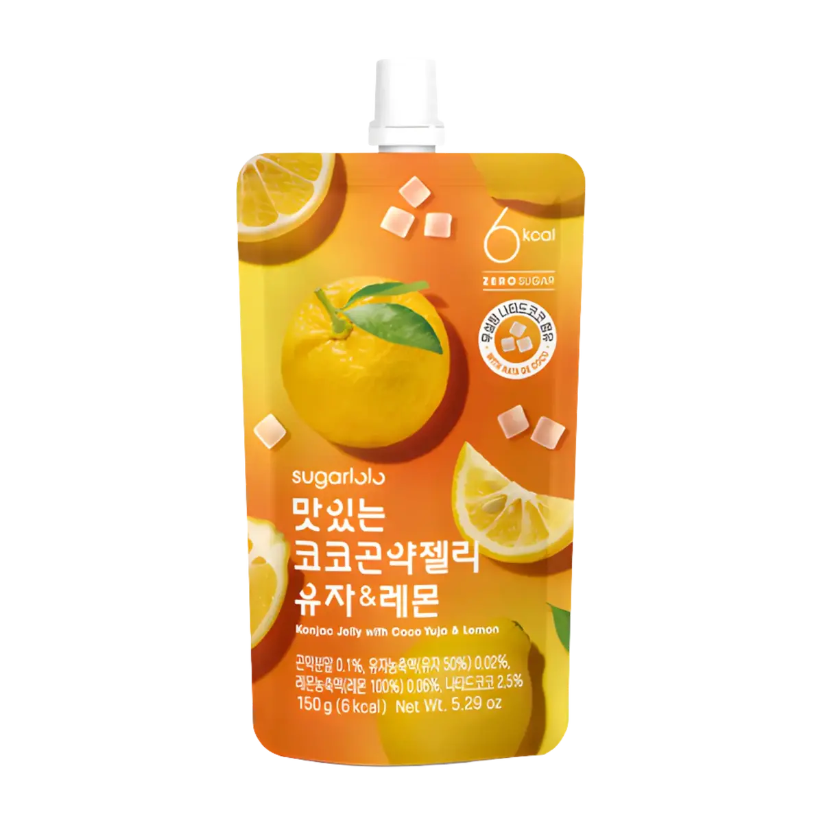 Sugarlolo Konjac Jelly Citron & Lemon Zero Sugar 150G 1
