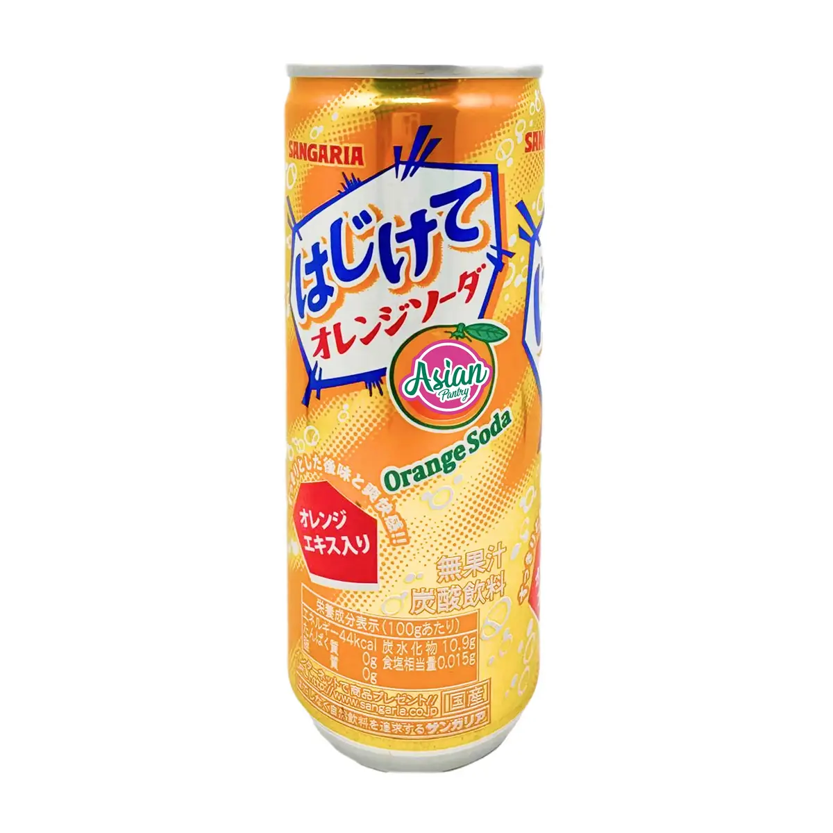Sangaria Hajikete Orange Soda Can 250Ml 1