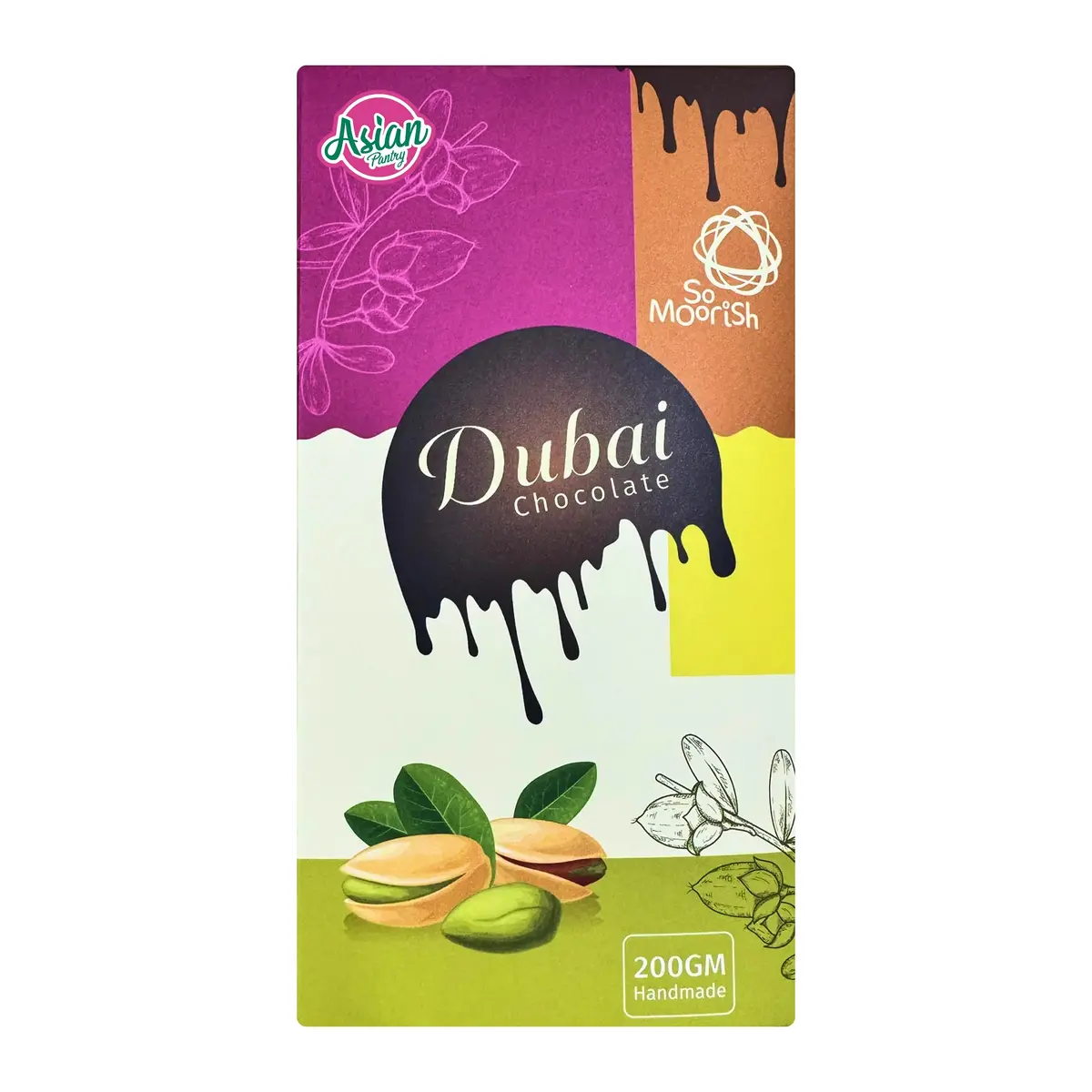 Somoorish Dubai Chocolate 200G (Bbd: 01/03/2026) 1