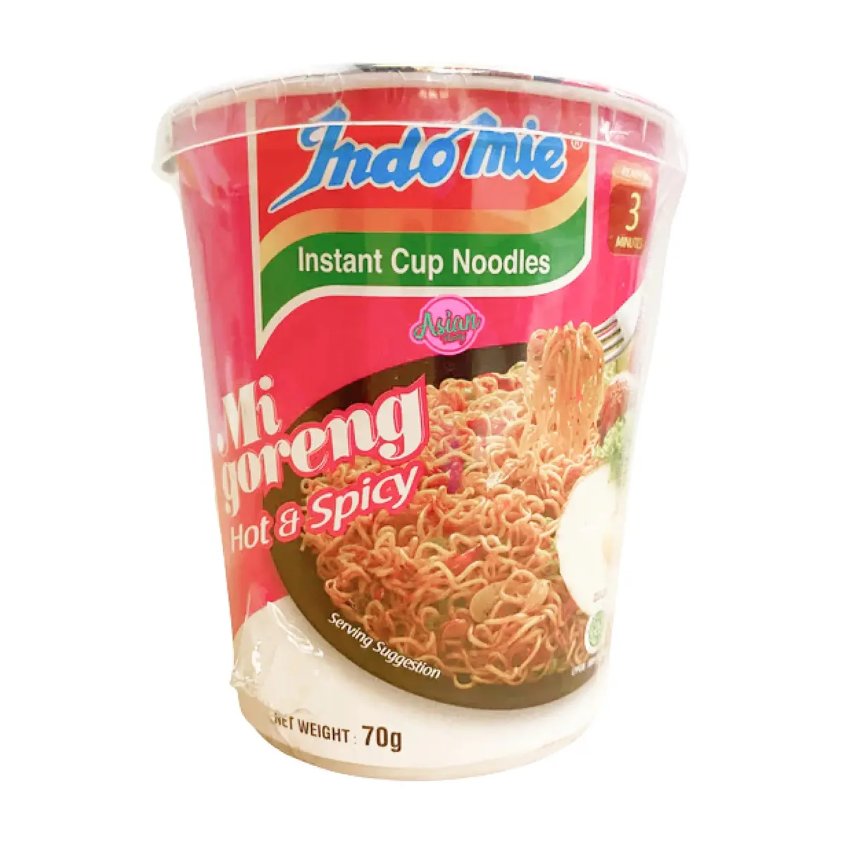 Indomie Mi Goreng Cup Hot & Spicy 70G (Bbd: 21/06/2025) 1