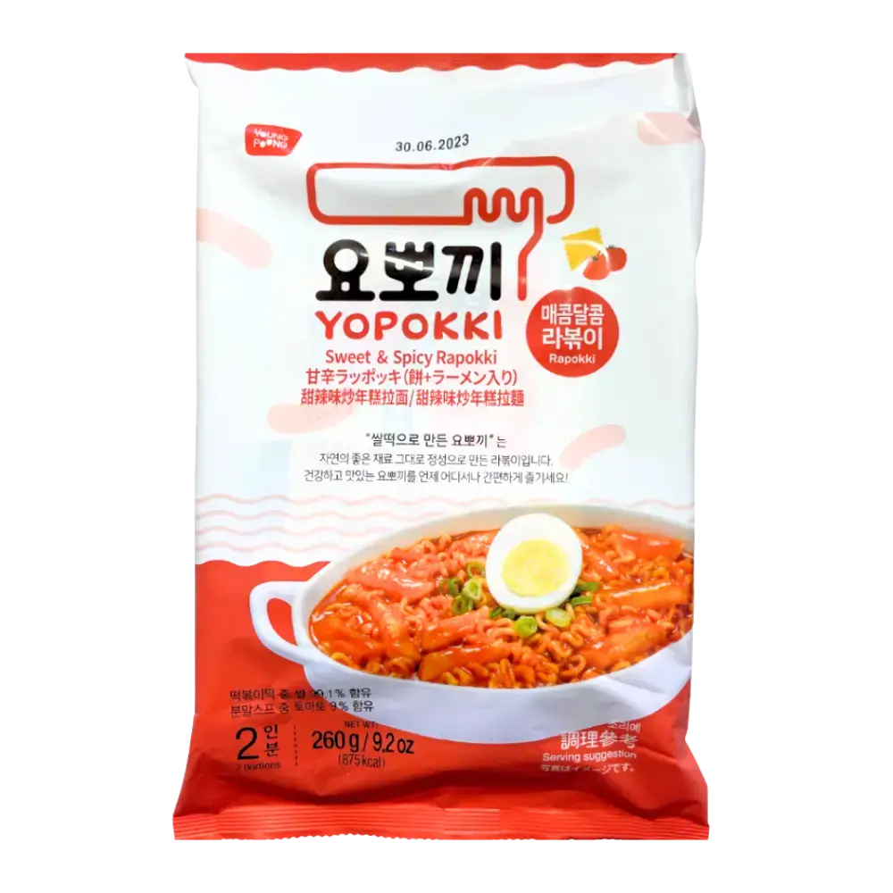 Yopokki Sweet And Spicy Rapokki Bag 260G 1