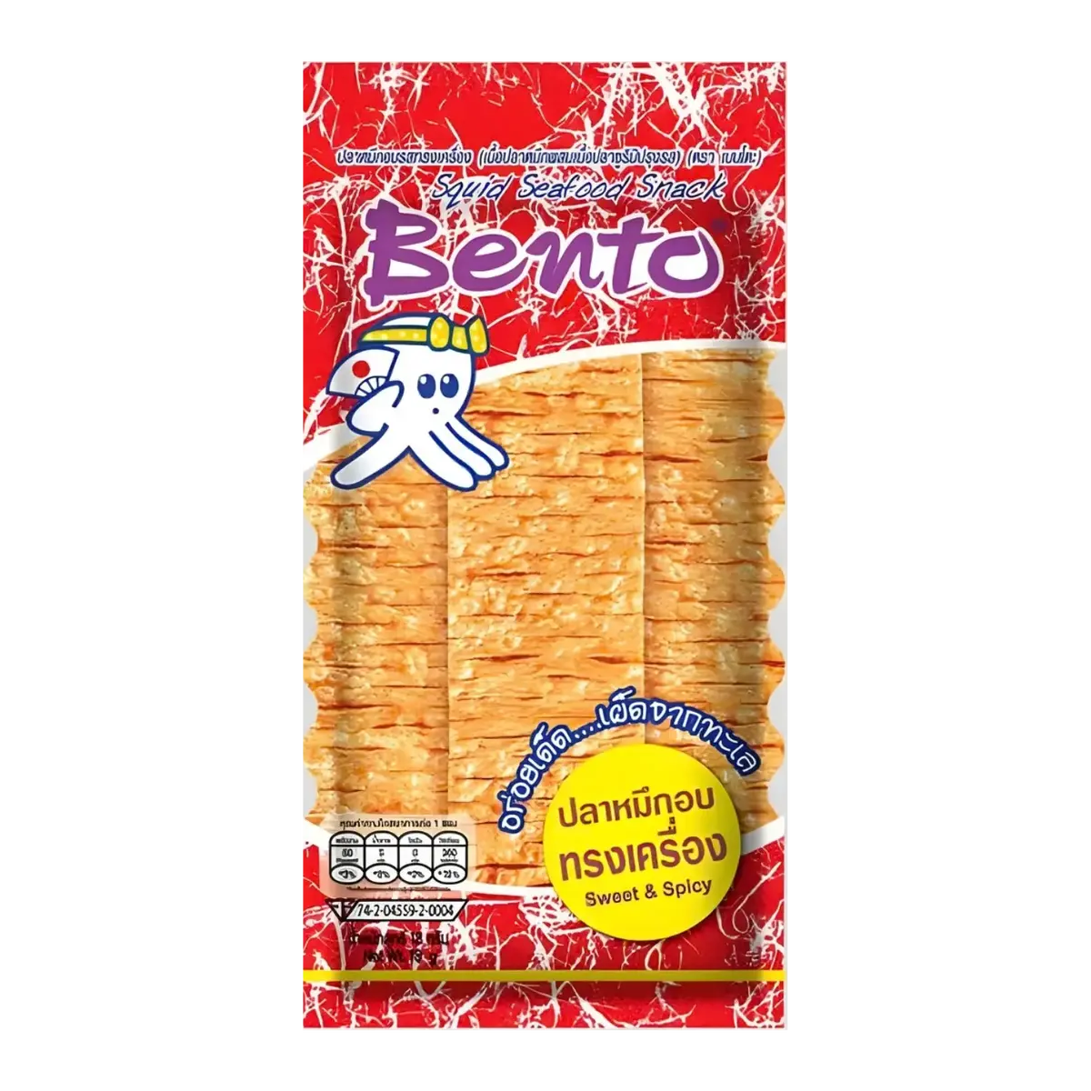 Bento Seafood Snack Sweet & Spicy 22G 1