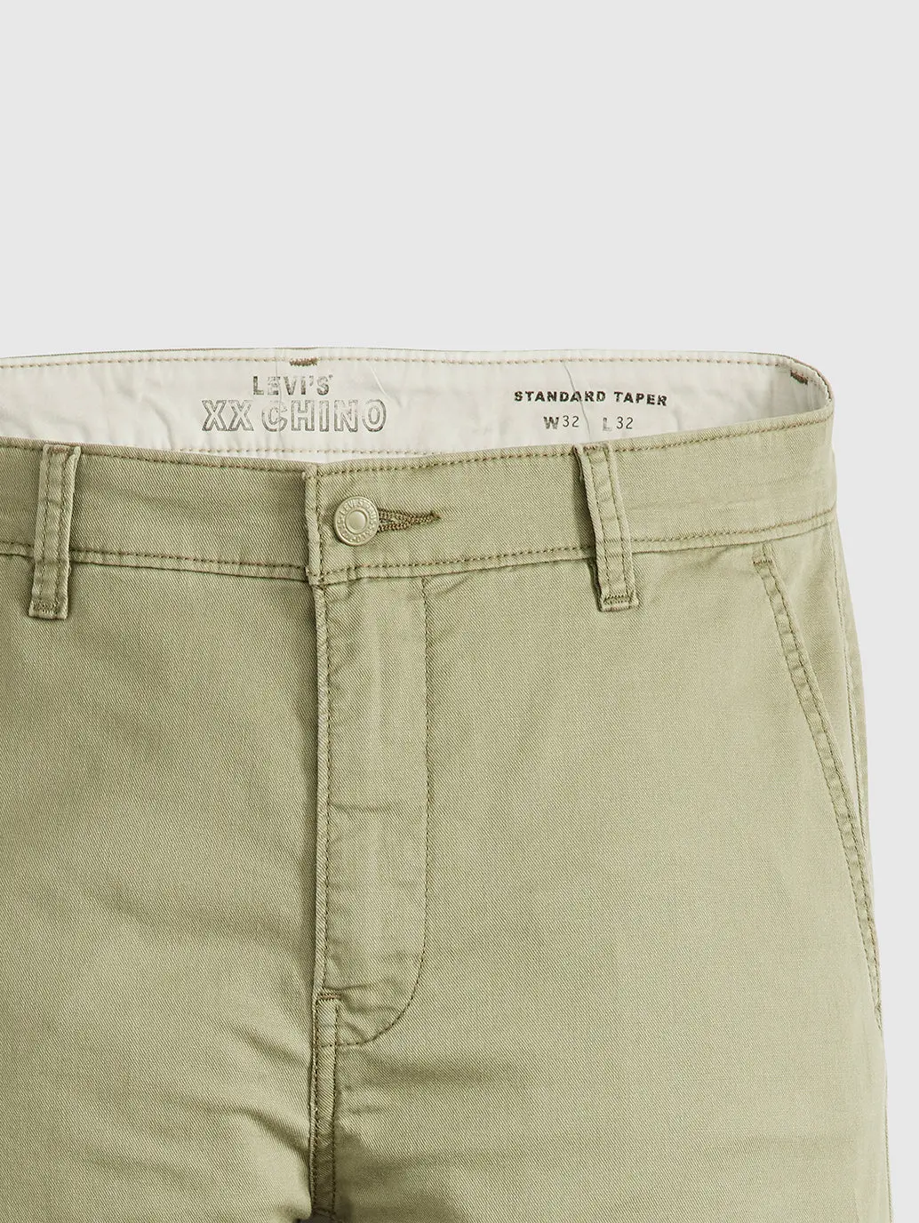 Men's Green Regular Fit Chinos 6