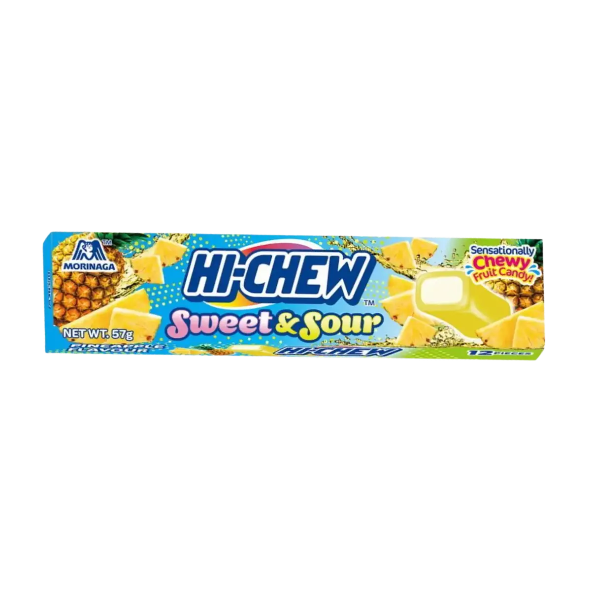 Morinaga Hi-Chew Sour Pineapple 57G 1