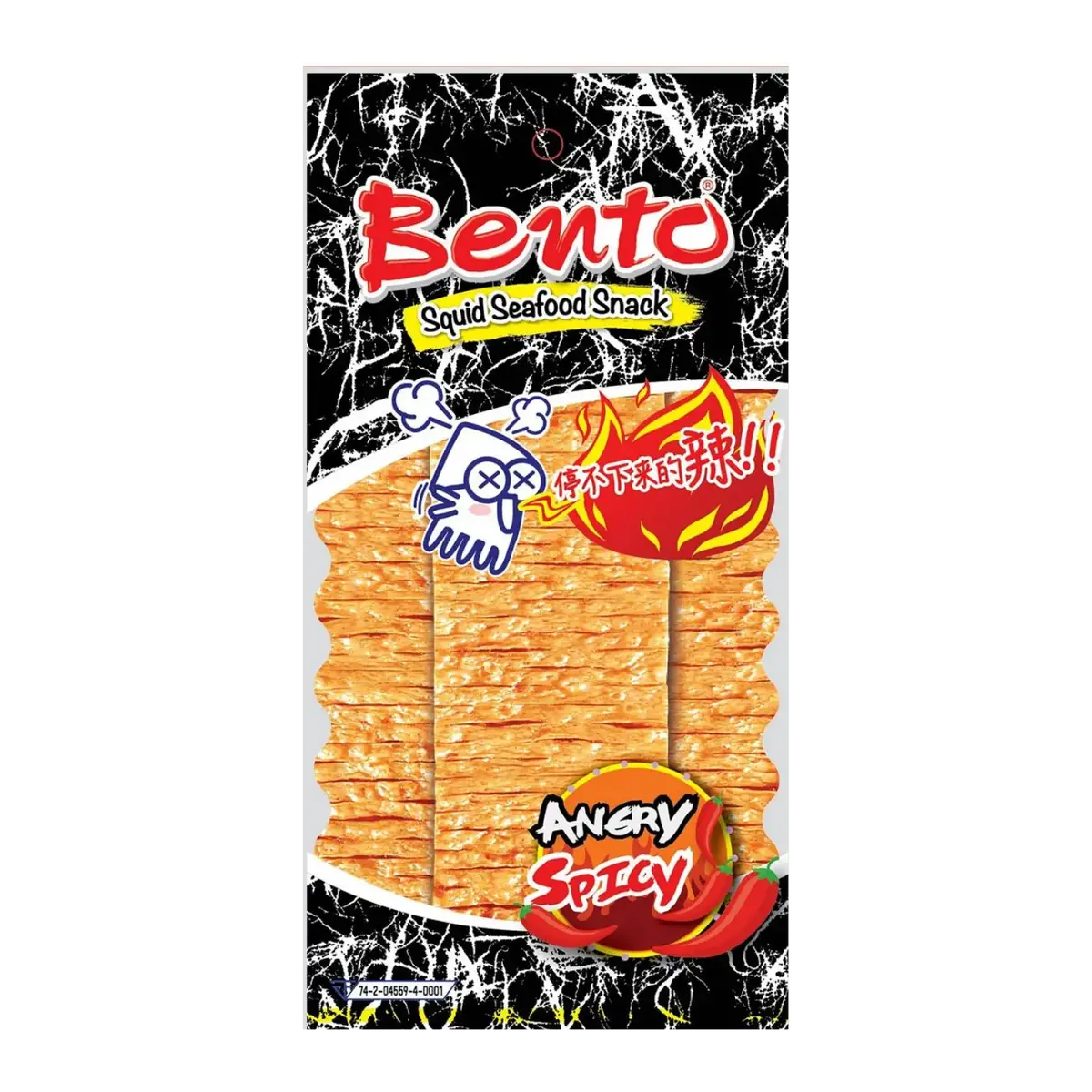 Bento Squid Seafood Snack Angry Spicy 20G 1