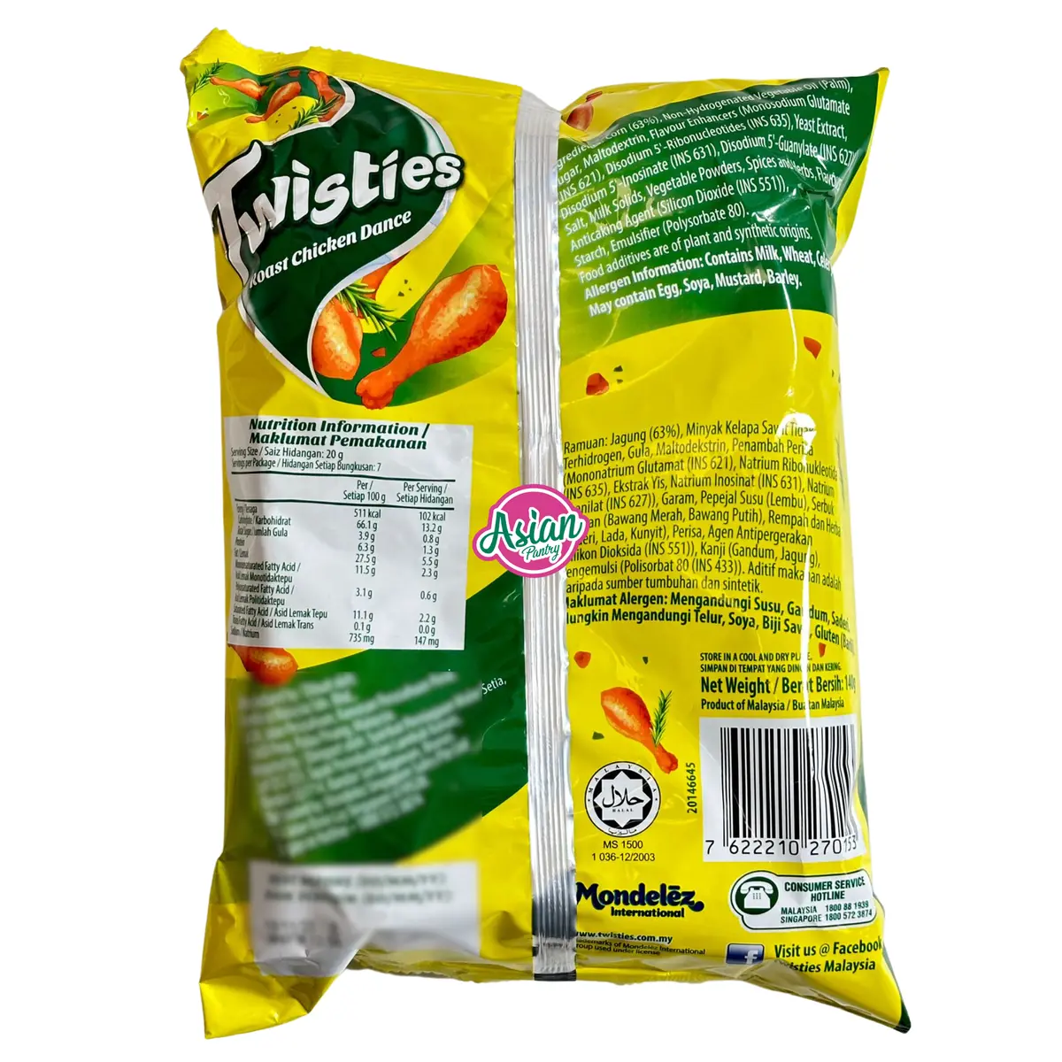 Twisties Roasted Chicken Dance Flavour 140G 2