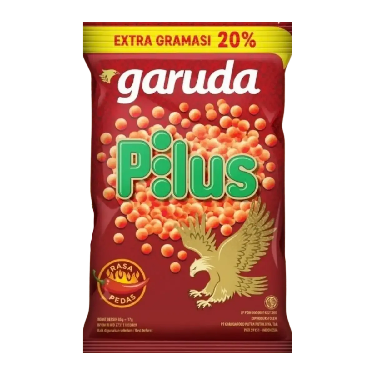 Garuda Pilus Snack Spicy 80G 1