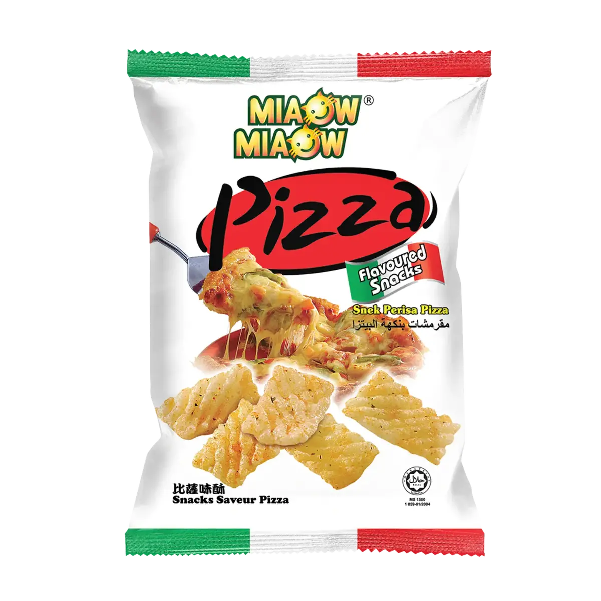 Miaow Miaow Crackers Pizza Flavour 50G 1