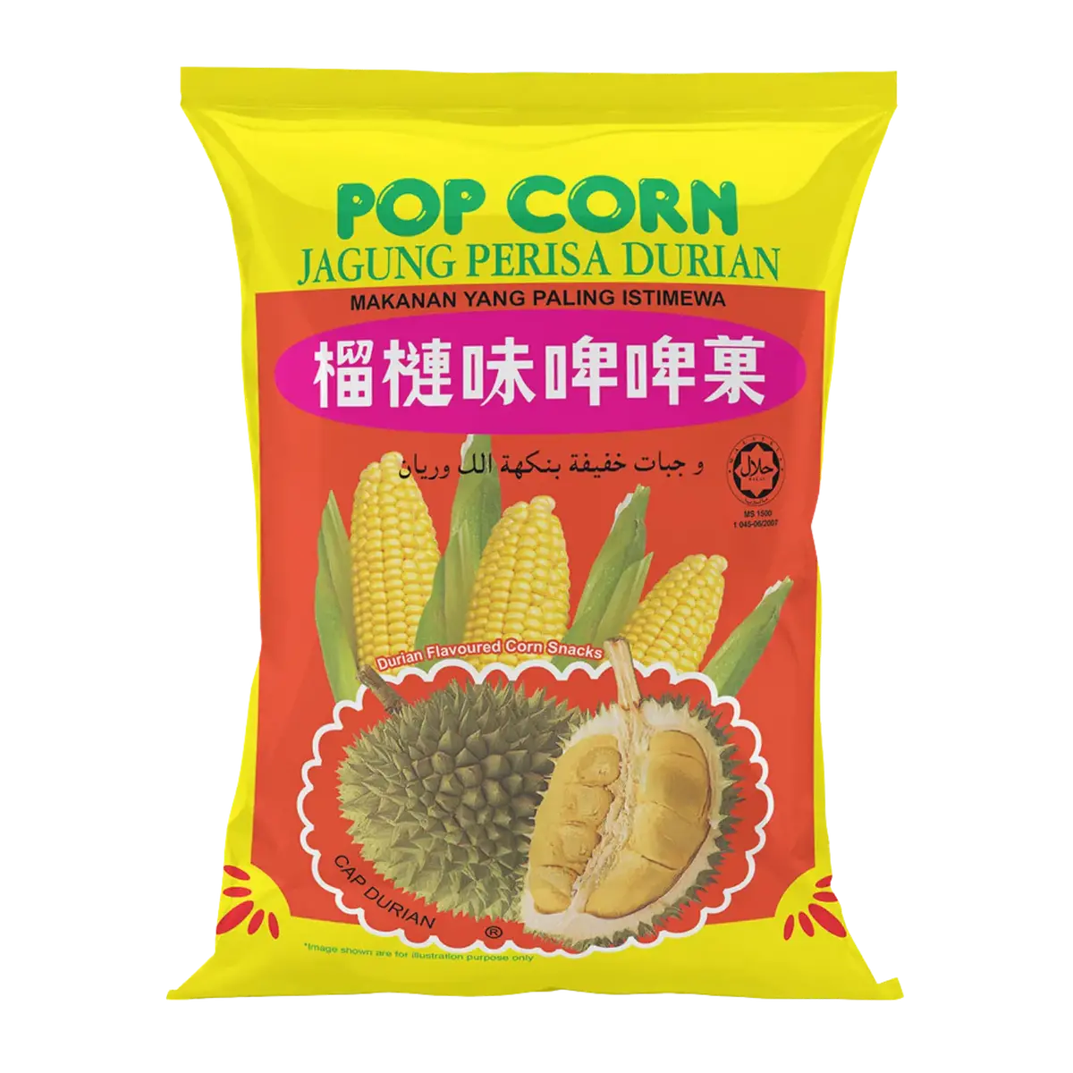 Cap Durian Pop Corn 70G 1