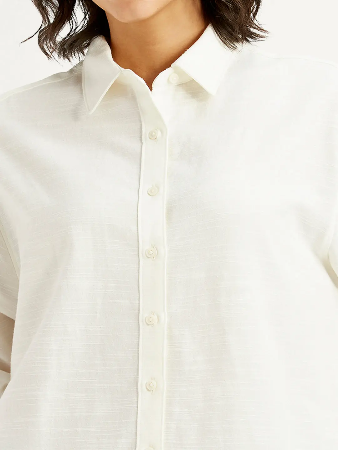 Women's Solid Relaxed Fit Shirt 3