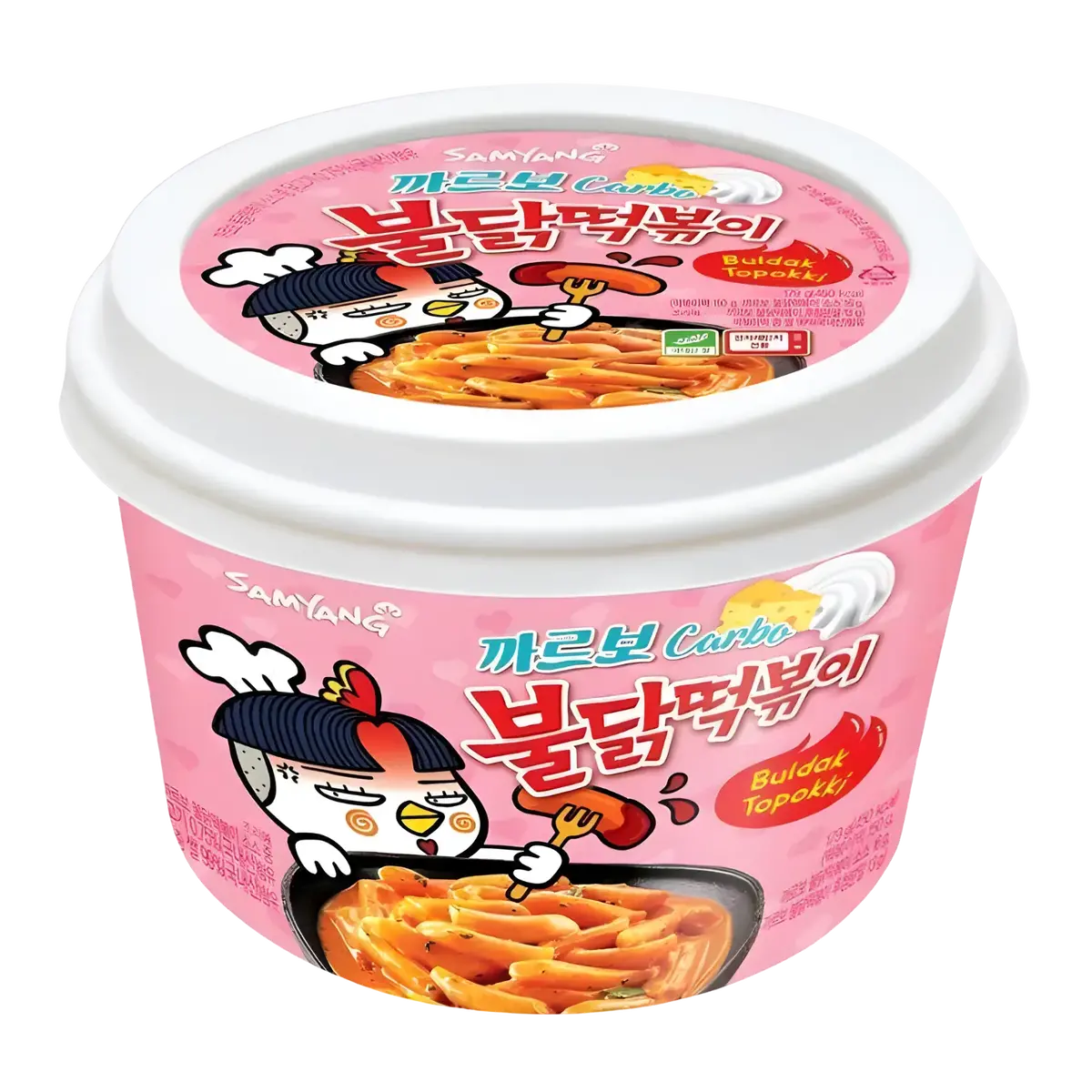 Samyang Buldak Carbonara Tteokbokki Bowl 179G 1