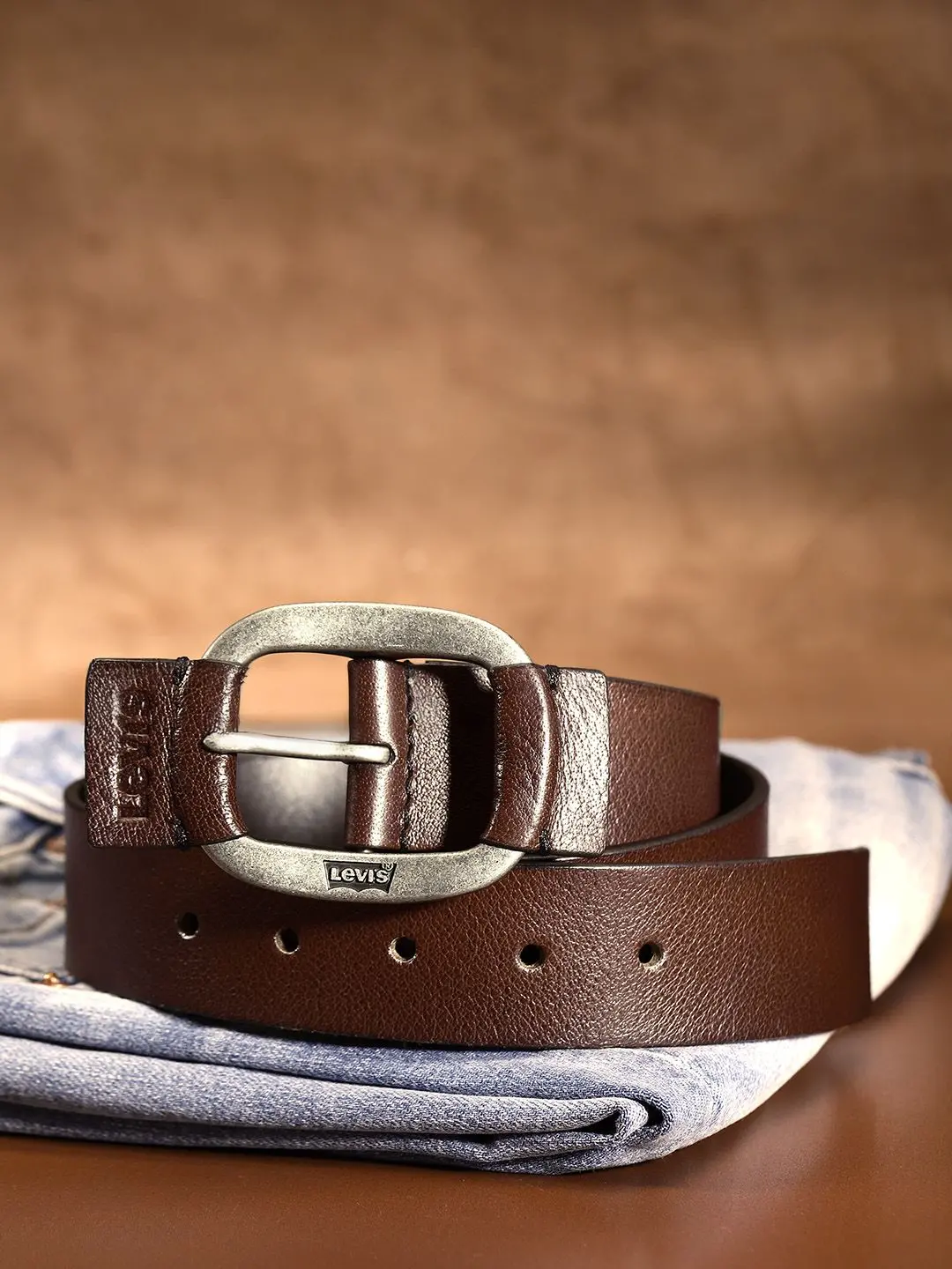 Men's Brown Solid Belt 1
