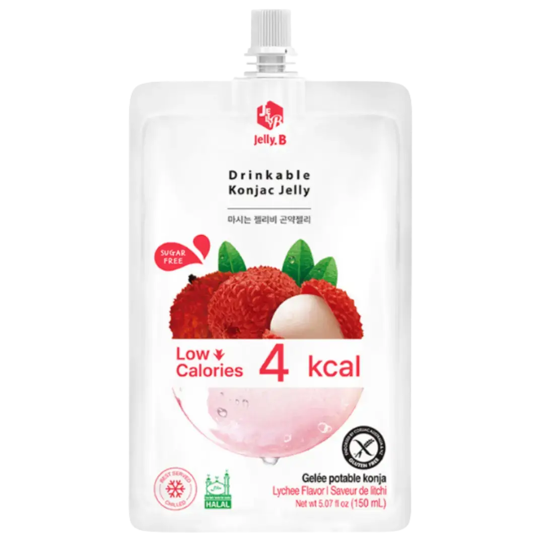 Jelly B Drinkable Konjac Jelly Lychee Flavour 150Ml 1