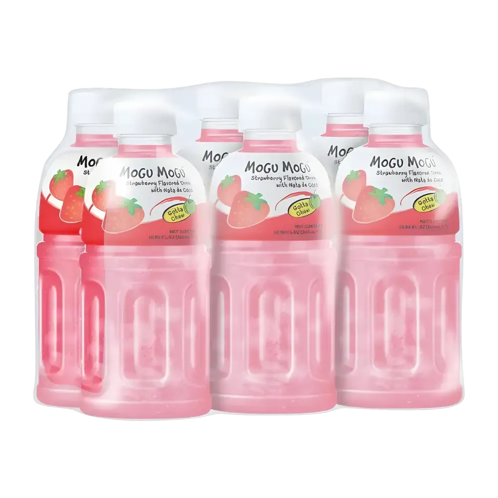 Mogu Mogu Strawberry Juice With Nata De Coco 1