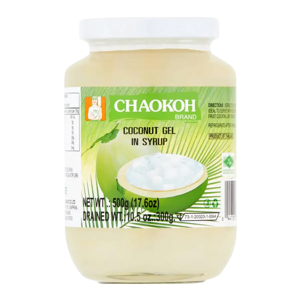 Chaokoh Coconut Gel In Syrup 500G 1