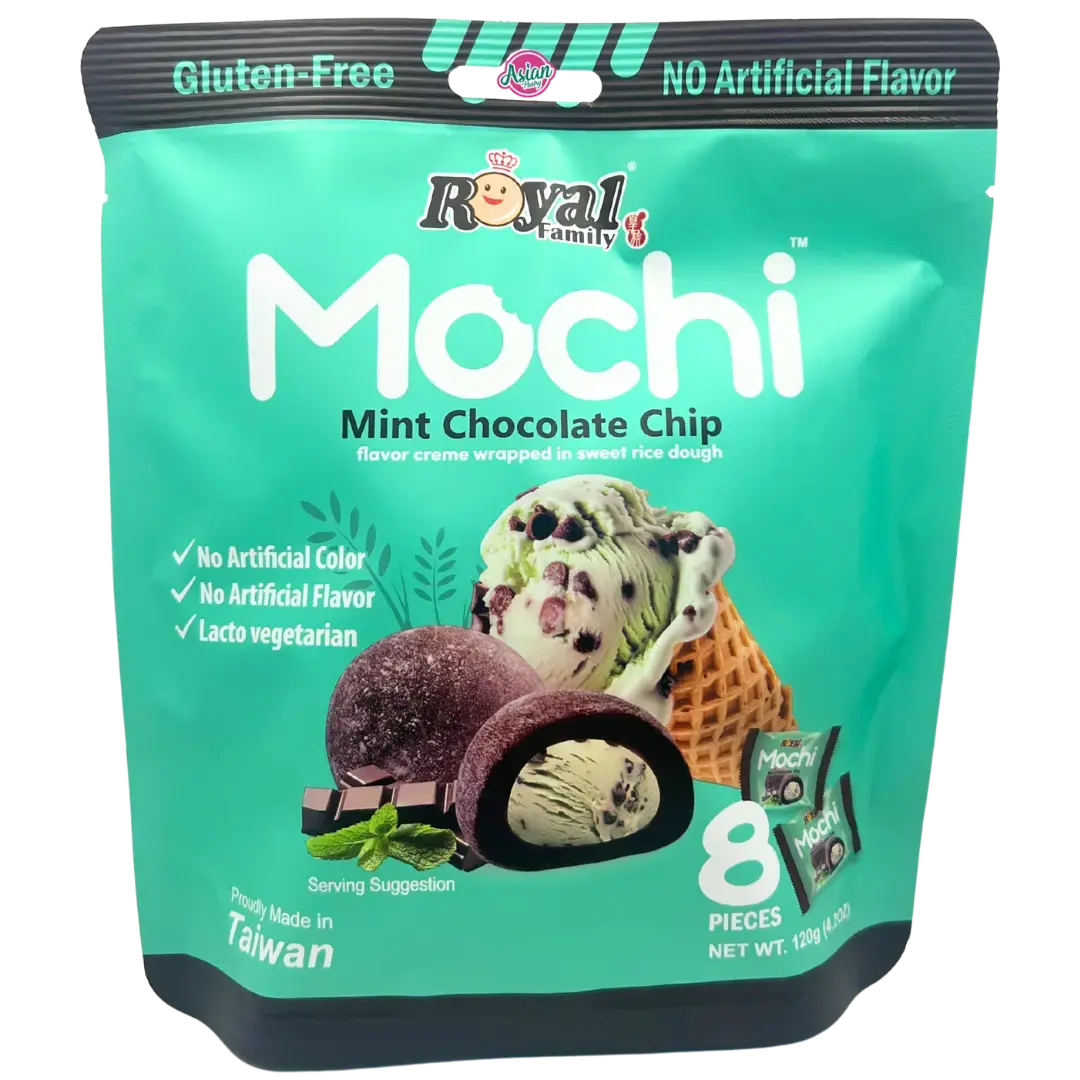 Royal Family Gluten Free Mochi Mint Chocolate Chip 120G 1