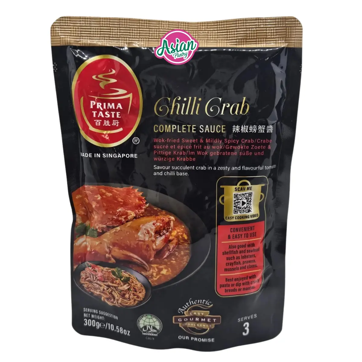 Prima Taste Chilli Crab Complete Sauce 300G 1