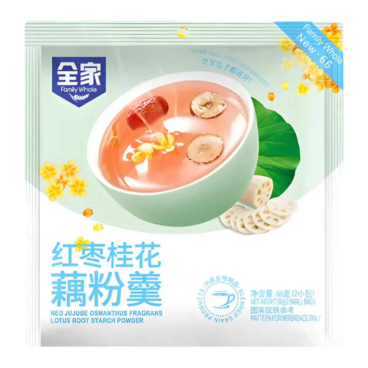 Quanjia Lotus Root Powder Soup Red Date & Osmanthus 234G 1