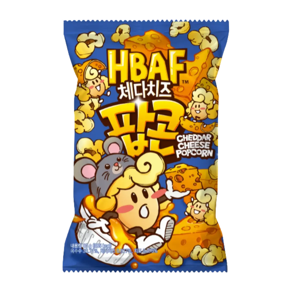 Hbaf Popcorn Cheddar Cheese 80G 1