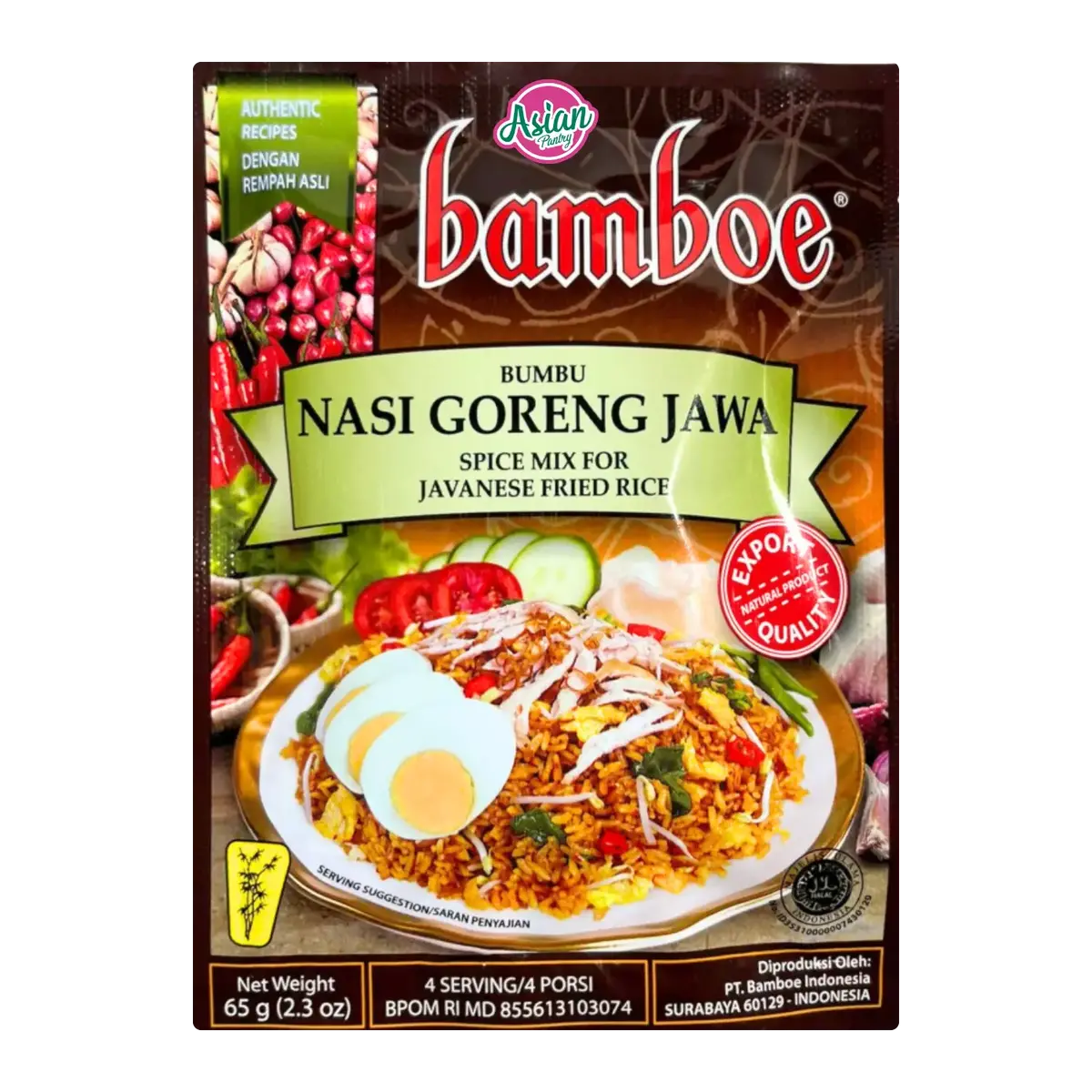 Bamboe Nasi Goreng Jawa (Spice Mix For Javanese Fried Rice) 65G 1