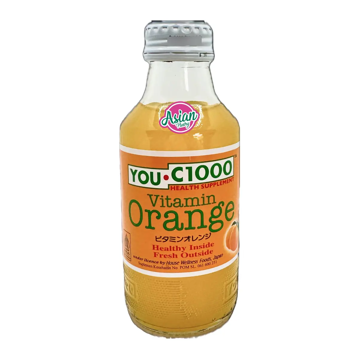 Youc1000 Glass Bottle - Vitamin Orange (W/ Vitamin C) 140Ml 1