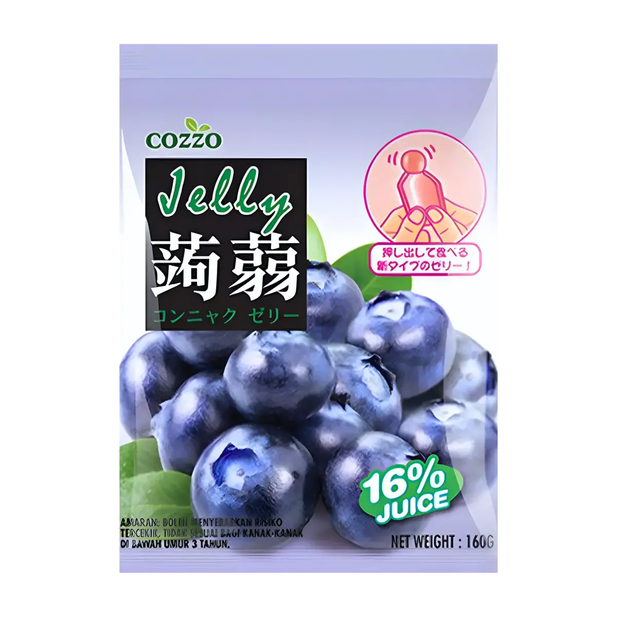Cozzo Konnyaku Jelly Blueberry 160G 1