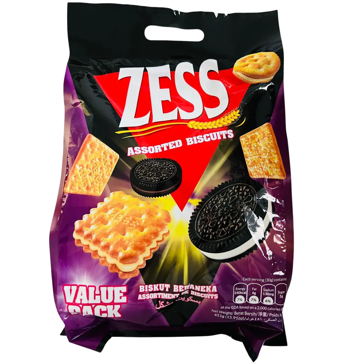 Zess Assorted Biscuits  451G (Bbd: 28/01/2026) 1