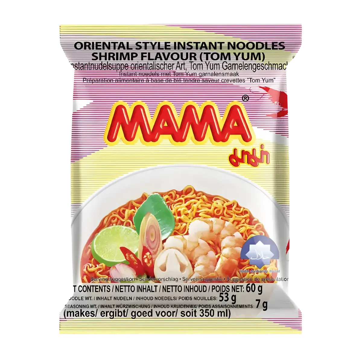 Mama Shrimp Tom Yum Noodles 60G 1